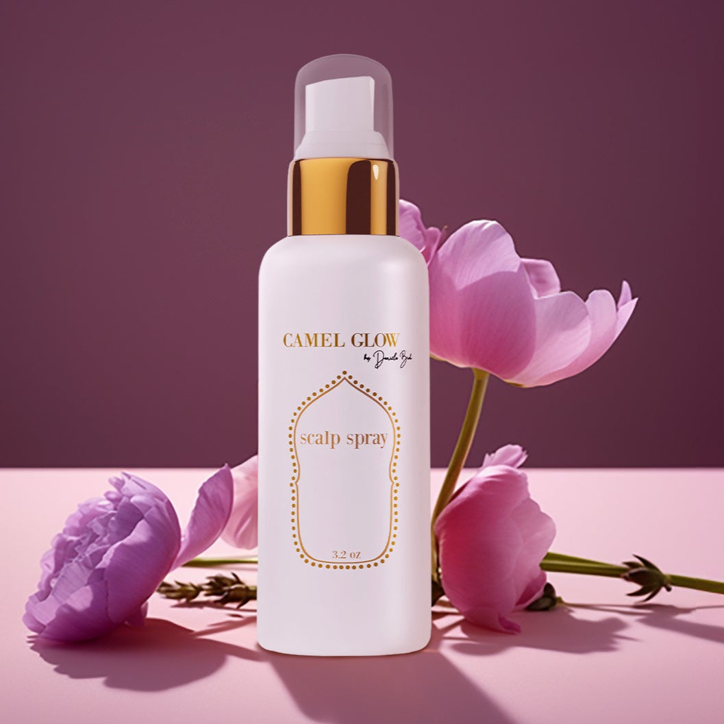 Beautiful Camel Glow Hair Oil Capture Concept Beautiful Camel Glow Hair Oil Capture Concept